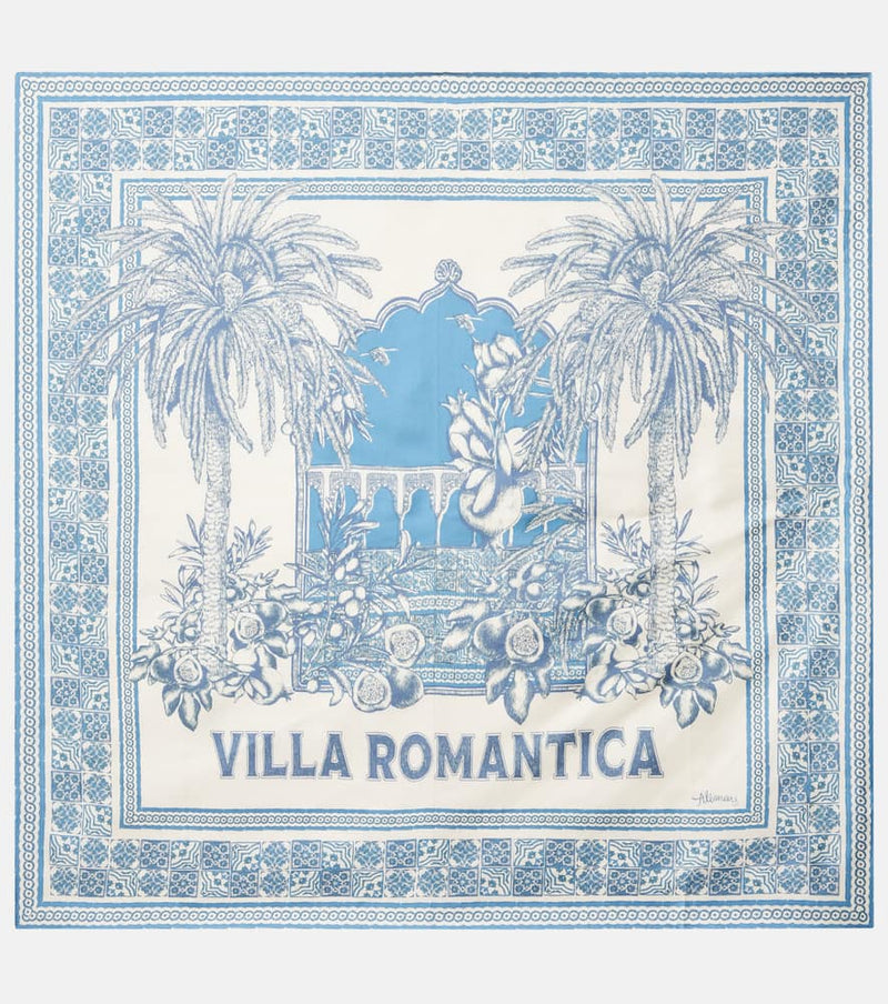 Alemais Villa Romantica silk scarf