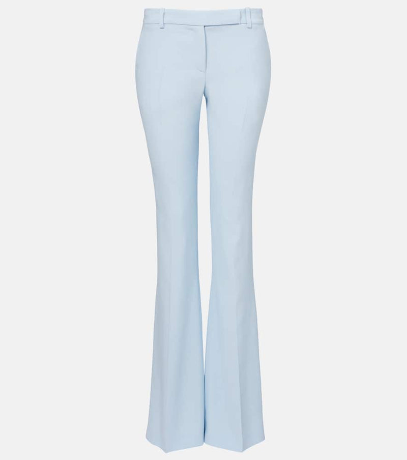McQueen Low-rise flared pants