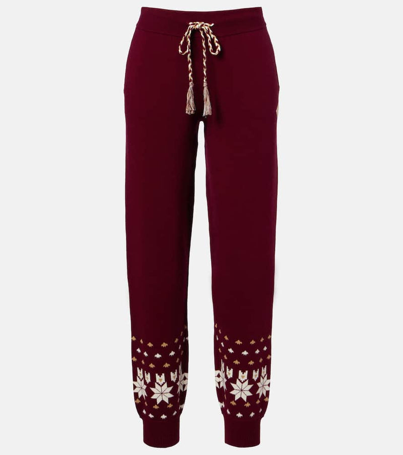 The Upside Knitted cotton-blend sweatpants