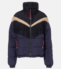 The Upside Fox fringed ski jacket