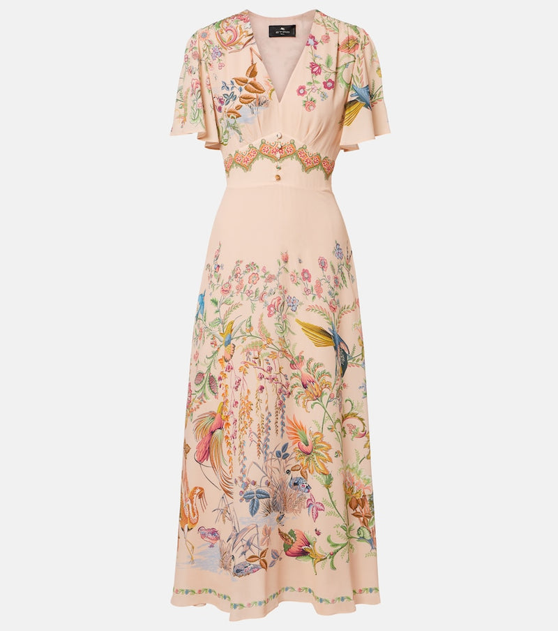 Etro Printed midi dress