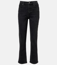 Frame Ruler cropped straight jeans