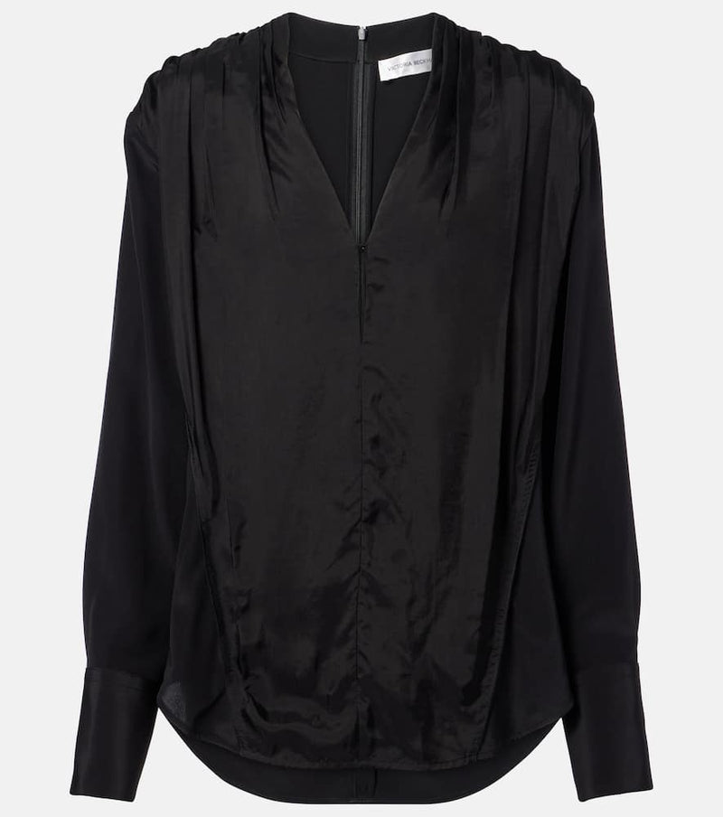 Victoria Beckham Silk crepe de chine blouse