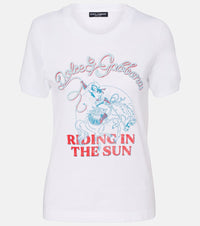 Dolce & Gabbana Printed cotton jersey T-shirt
