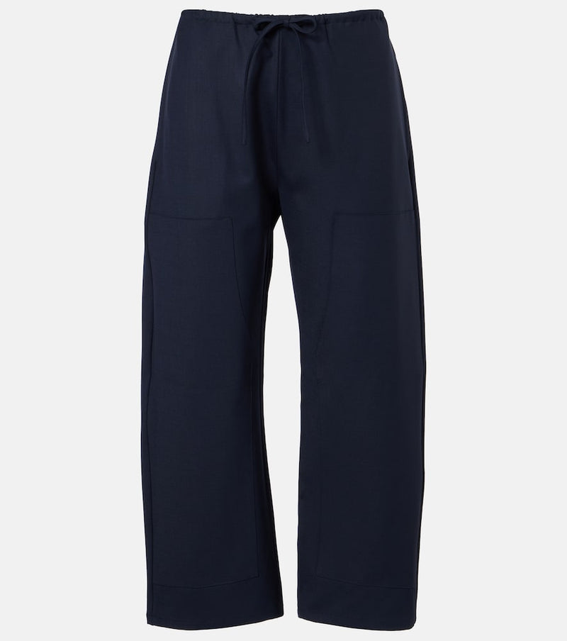 Leset Jane wool-blend wide-leg pants