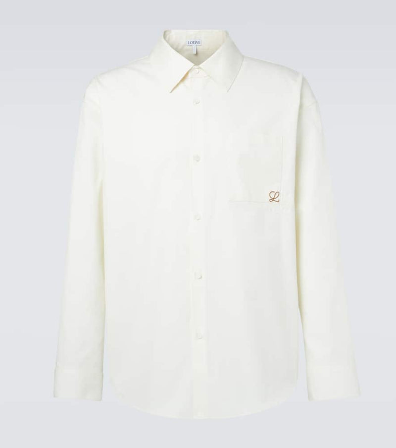 Loewe Anagram cotton twill shirt
