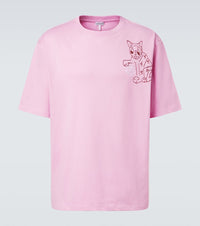 Loewe x Louis Wain embroidered cotton jersey T-shirt