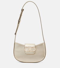 Ferragamo Gabry Mini metallic leather shoulder bag