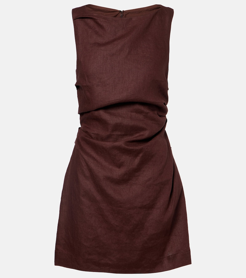 Faithfull Aloisa linen minidress