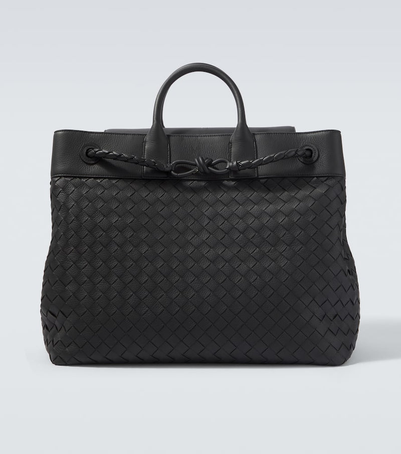 Bottega Veneta Intrecciato leather duffel bag