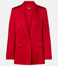 Max Mara Satin crepe blazer