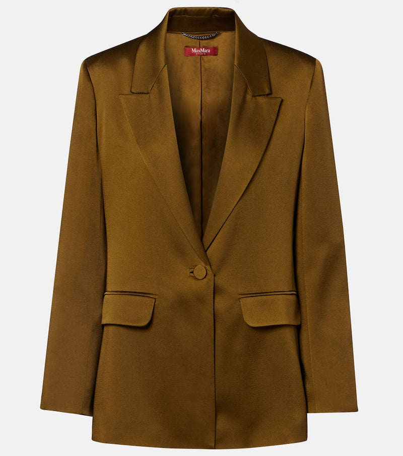 Max Mara Crepe satin blazer