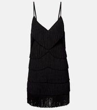 Norma Kamali Fringed minidress