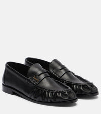 Saint Laurent Le Loafer leather penny loafers
