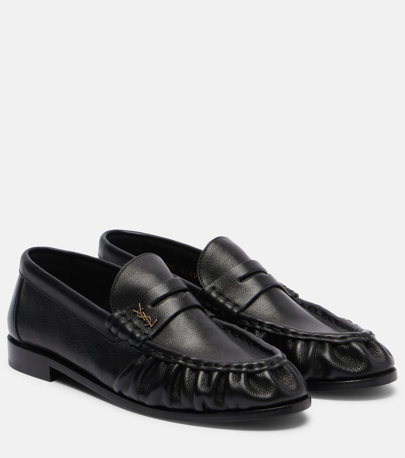 Saint Laurent Le Loafer leather penny loafers