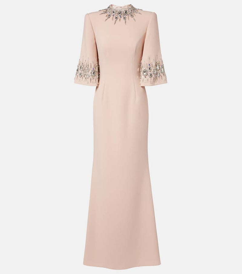 Jenny Packham Ilana crystal-embellished gown