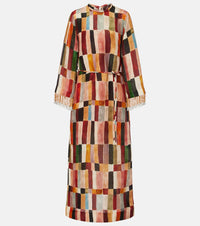 Alemais x LRNCE Marjorelle linen and silk maxi dress