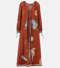 Alemais x LRNCE Laurence ramie and cotton maxi dress