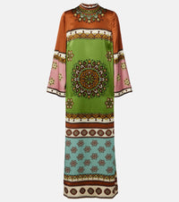 Alemais Contina silk maxi dress