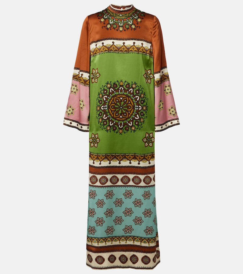 Alemais Contina silk maxi dress