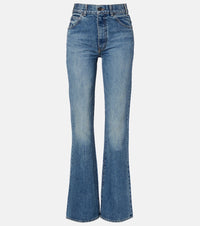 Nili Lotan Joan mid-rise straight jeans