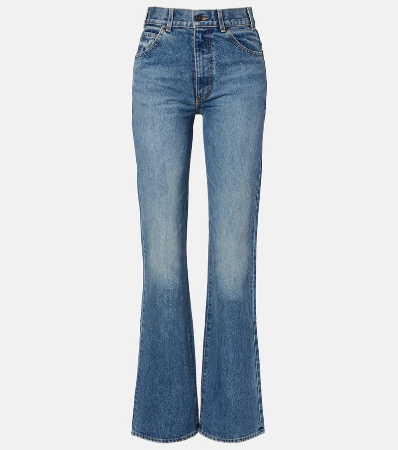 Nili Lotan Joan mid-rise straight jeans