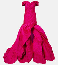 Marmar Halim Off-shoulder bustier gown