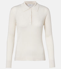 Max Mara Gitano cashmere and silk polo sweater