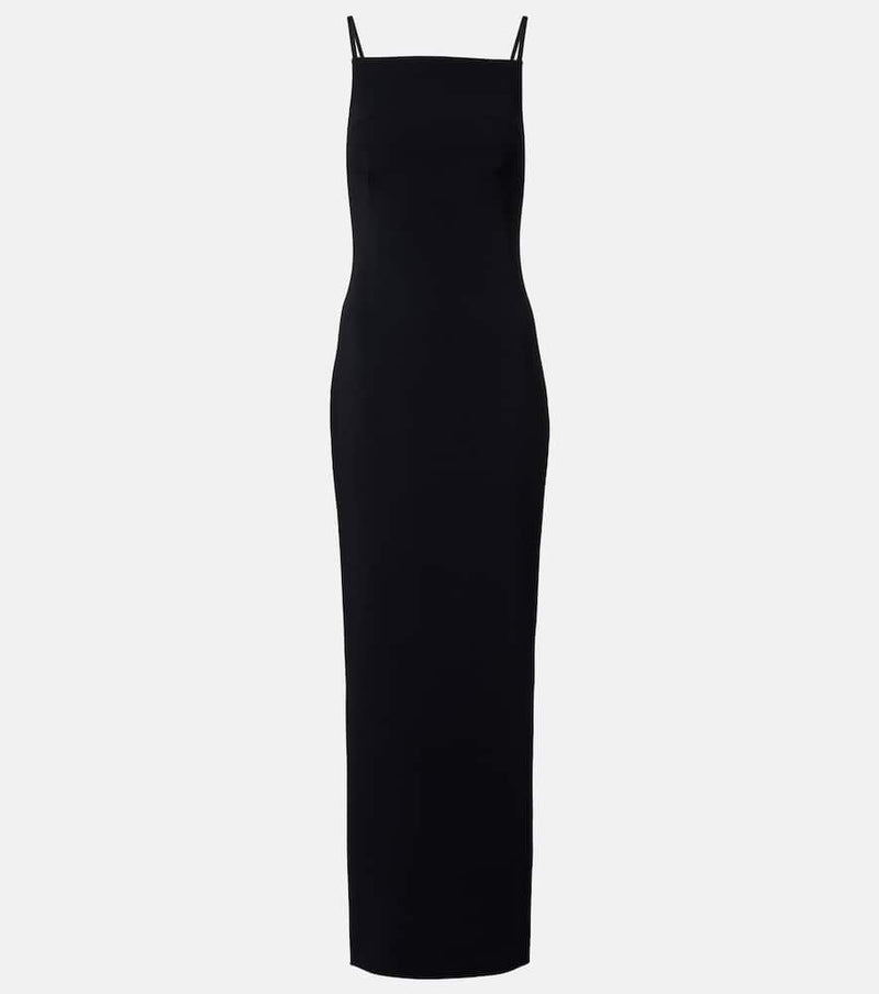 Givenchy Sliced crepe cady gown