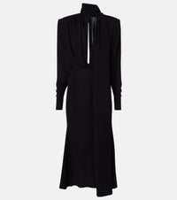 Mugler Crepe midi dress