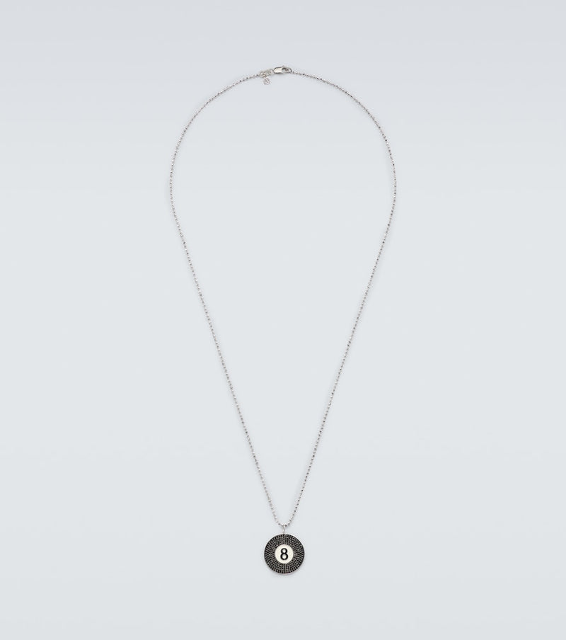 Sydney Evan 14kt white gold pendant necklace with diamonds