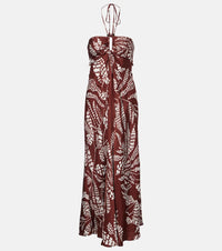 Poupette St Barth Carla printed maxi dress