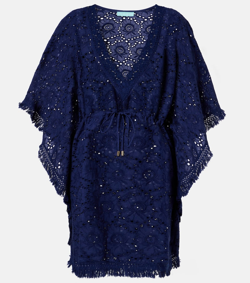 Melissa Odabash Ivy broderie anglaise cotton kaftan