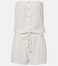 Melissa Odabash Venus cotton-blend romper