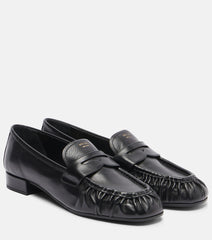 Prada Leather penny loafers