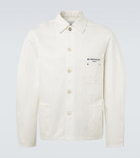 Givenchy Logo cotton canvas jacket