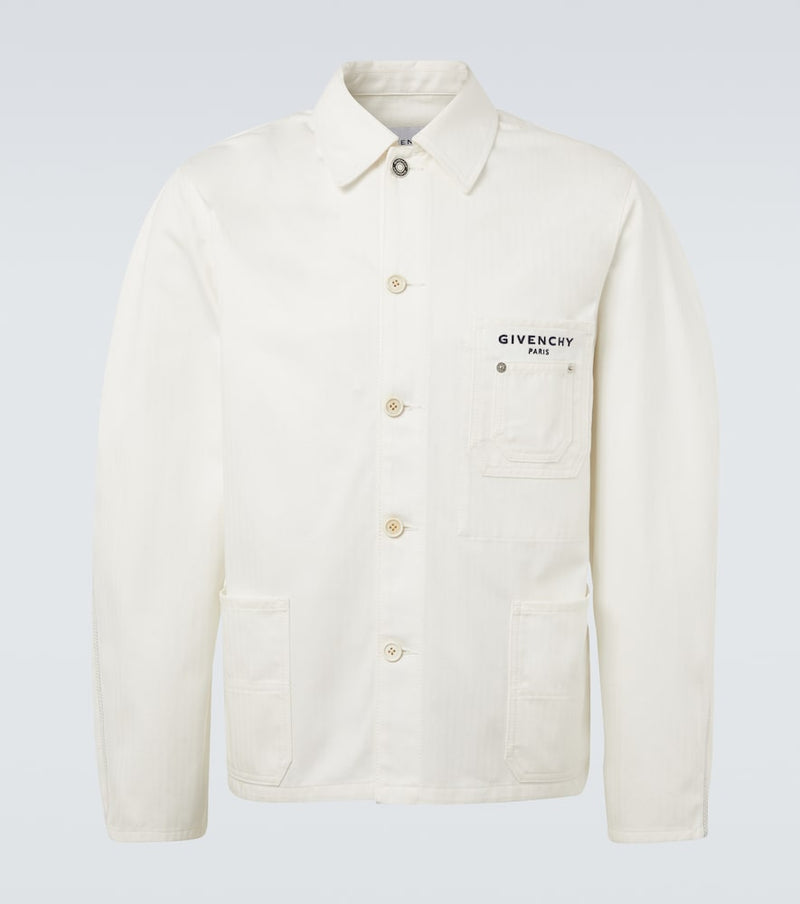 Givenchy Logo cotton canvas jacket