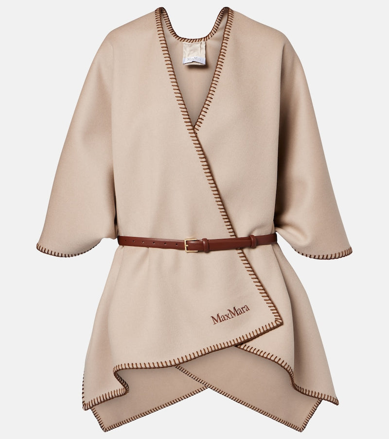 Max Mara Virgin wool cape