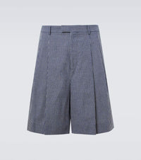 Givenchy Checked cotton Bermuda shorts