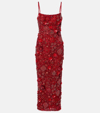 Rachel Gilbert Francesca embellished cocktail dress