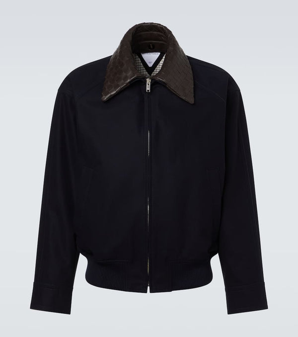 Bottega Veneta Intrecciato cotton twill blouson
