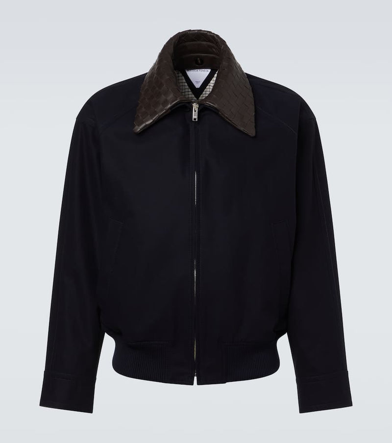 Bottega Veneta Intrecciato cotton twill blouson