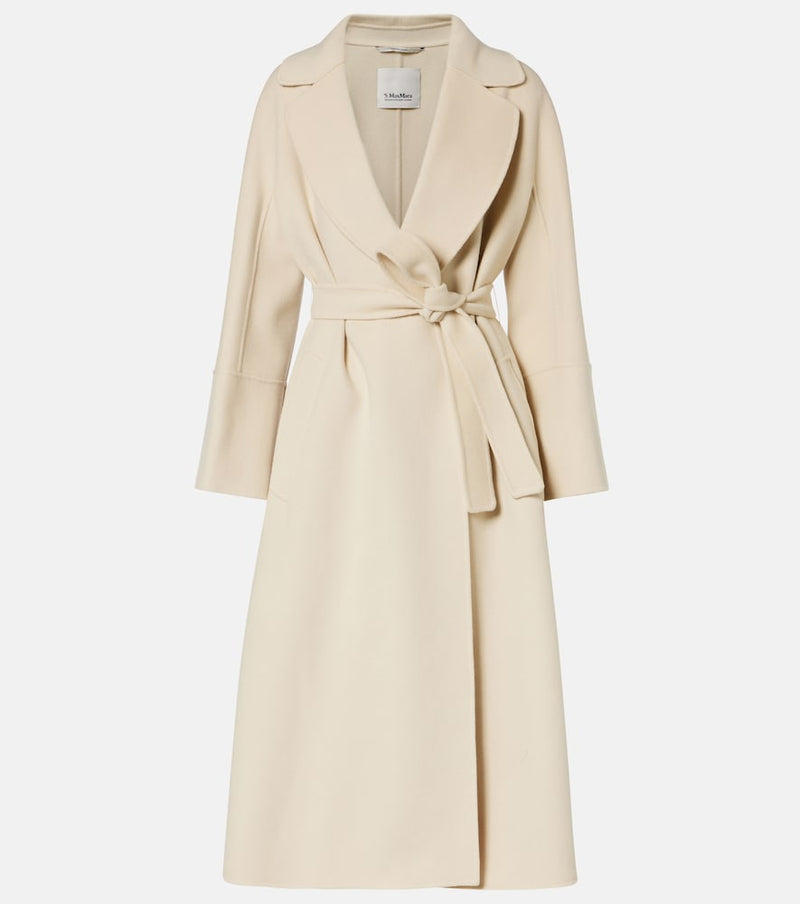 S Max Mara Elisa virgin wool wrap coat
