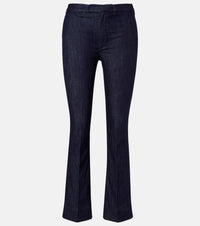 S Max Mara Diana cotton-blend slim pants