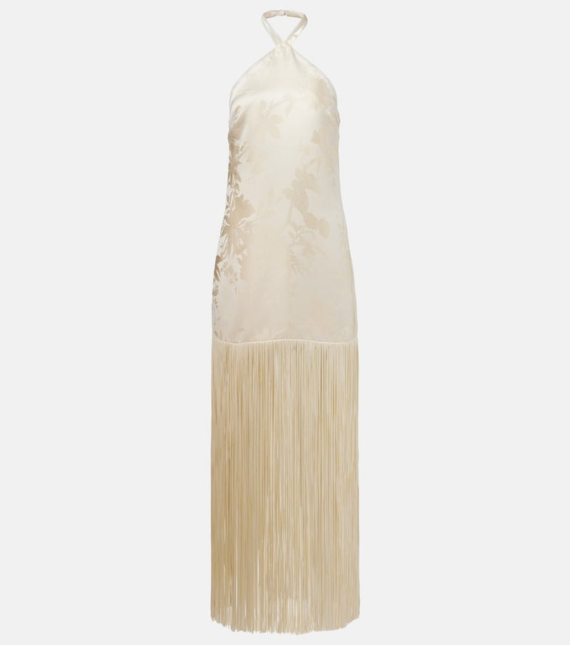 Taller Marmo Colorado floral jacquard maxi dress