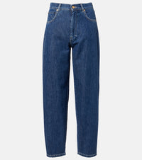 S Max Mara Masia high-rise barrel-leg jeans