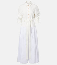 Gabriela Hearst Delyth cotton and linen maxi dress
