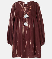 Anna Kosturova Hailey tie-dye silk minidress