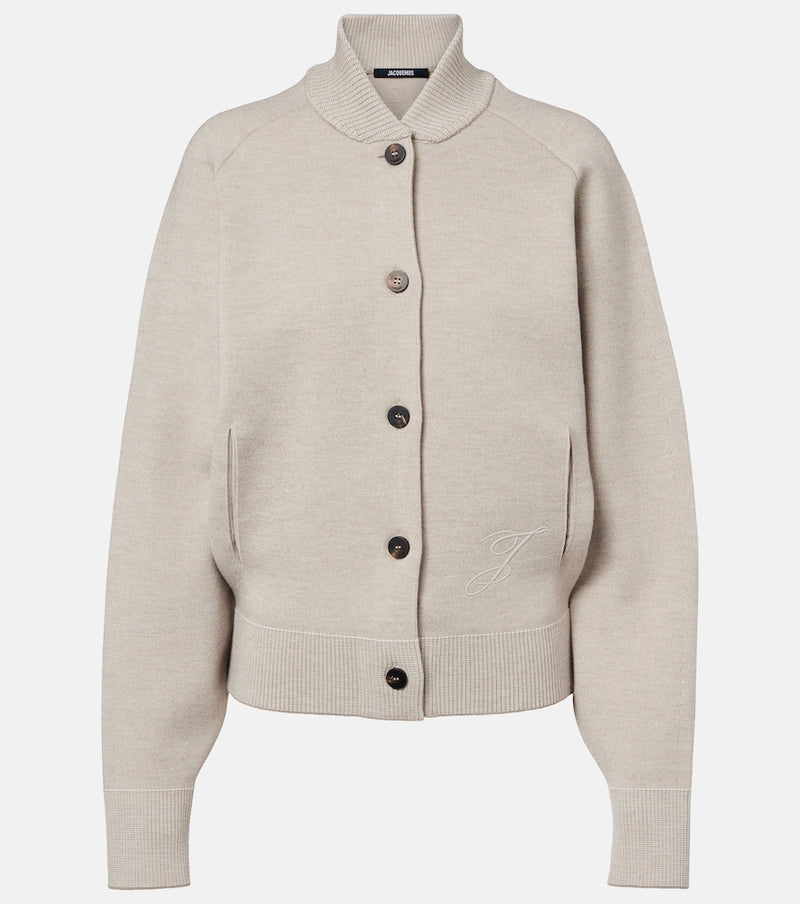 Jacquemus Lavande wool-blend cardigan