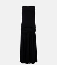 Jacquemus Abiha gathered jersey midi dress